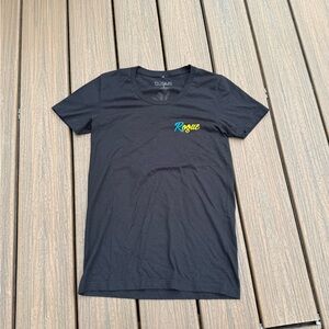 Rogue Black Tee with Vibrant Logo